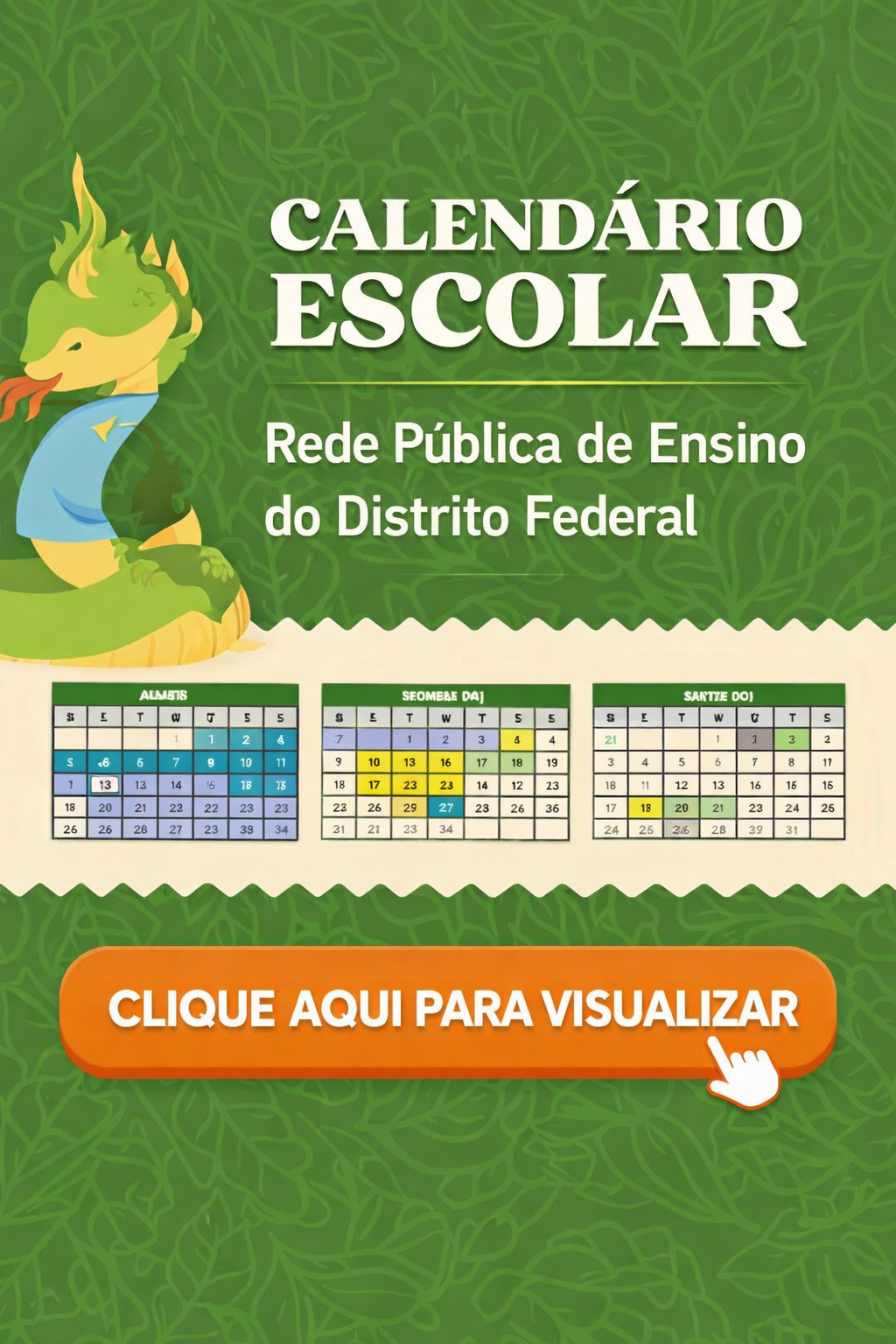 Calendário 2026 SEEDF